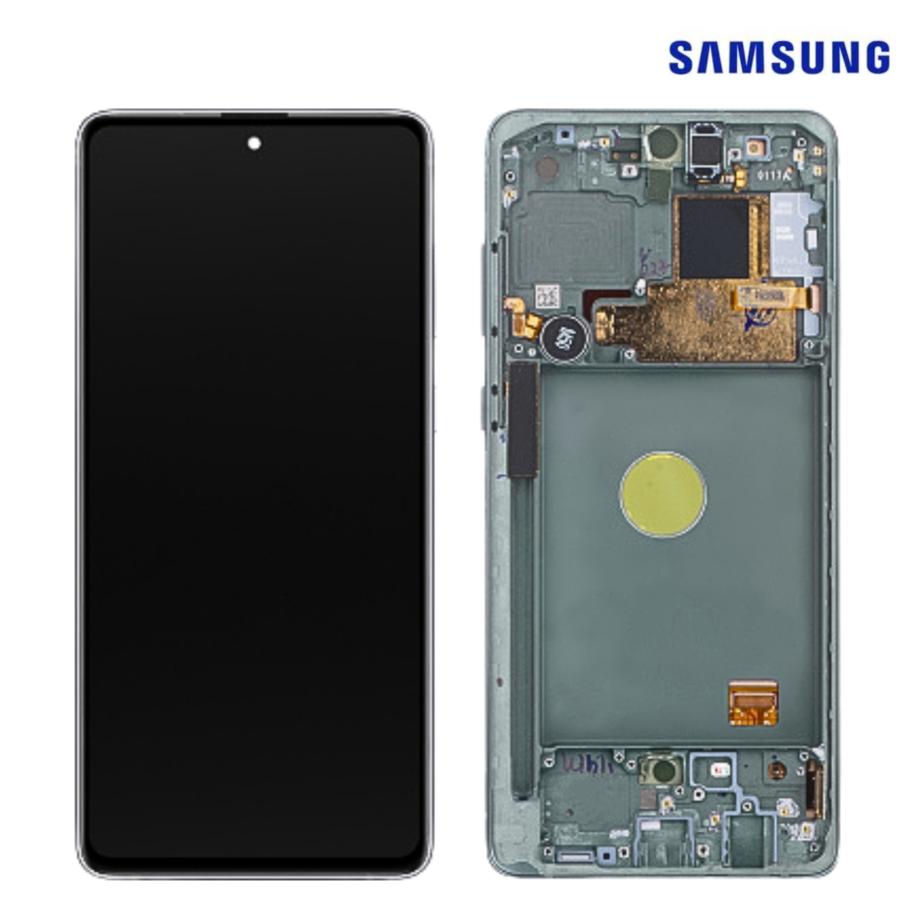 SAMSUNG A12 2020 / SM-A125 BLACK (With Frame) LCD